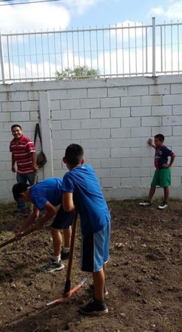 Reforestación Esc.Sec. Gral. Benito Juarez, Piedras Negras